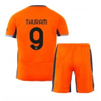 Inter Milan Marcus Thuram #9 Tredjedraktsett Barn 2023-24 Kortermet (+ Korte bukser)